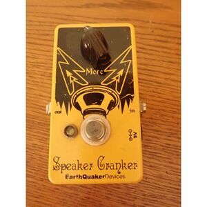 EarthQuaker Devices Speaker Cranker Overdrive V2 2017 - 2021 Yellow Black Print